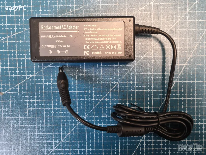 Захранващ адаптер 12V 3А, снимка 1