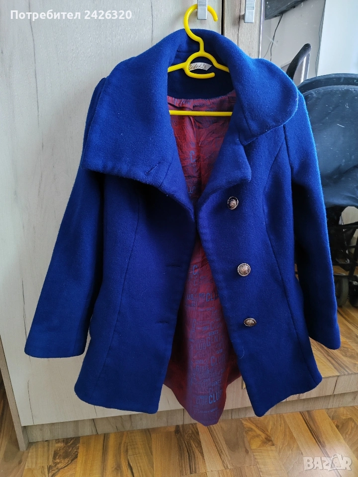 Късо кокетно палто от кашмир, марка Radek's , снимка 1