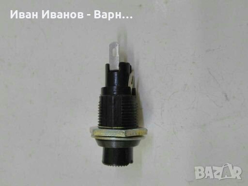 Българска Основа  за радио предпазител  5х20мм. Български.бакелит, снимка 1