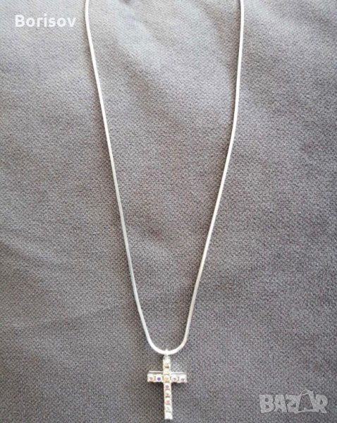 Сребърно колие, снимка 1