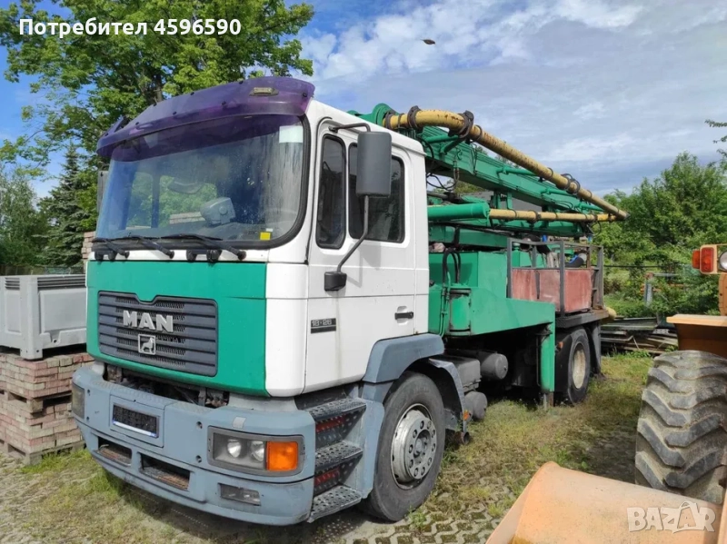 Продава се помпа за бетон MAN, тип 18.264, снимка 1