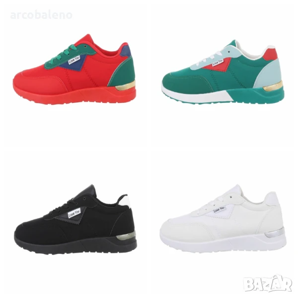 Дамски ниски кецове, 4цвята, снимка 1