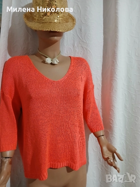 Пуловер неон, снимка 1