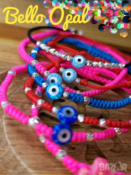 Bello Opal /опал гривни със сребърни елементи и опал , снимка 1