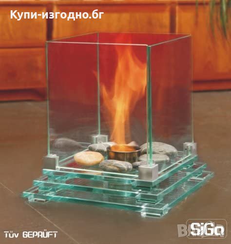 Стъклена био-камина Siga Germany  , нова , внос Германия , снимка 1
