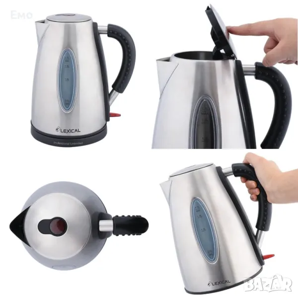 Електрическа кана от неръждаема стомана - Lexical LEK-1410 - Гаранция 24 месеца , снимка 1