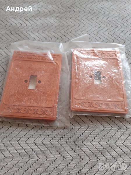 Стара декоративна капачка,капачки за електрически ключ #3, снимка 1