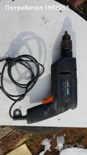 Ударна дрелка НОМЕР 19. Black&Decker. 500W, 3000 оборота в мин. Ф13мм. Посока ляво и дясно. Регулаж , снимка 1