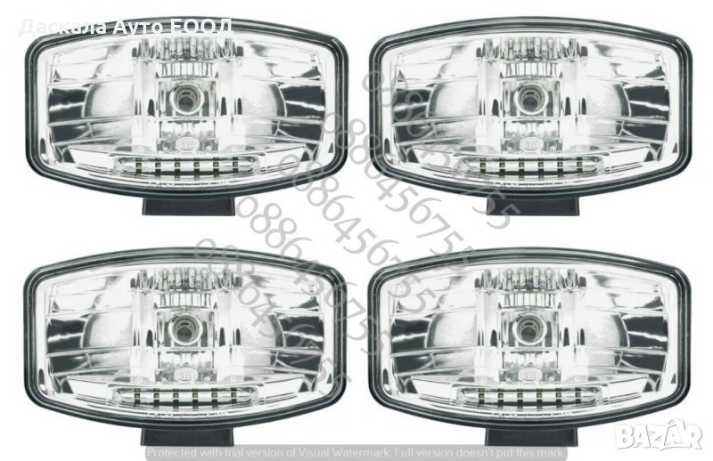 1 бр. Комбо Халогени + LED spot тип Hella за ролбар на камион , 24V , снимка 1