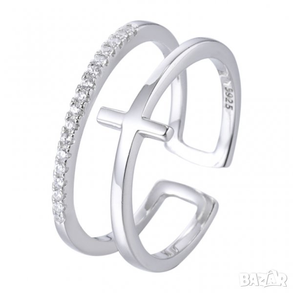 Тотална разпродажба - 50% Сребърен пръстен /9198/, снимка 1