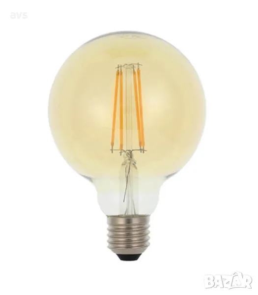 LED крушка 8W G125 2500K филамент VITO E27, снимка 1