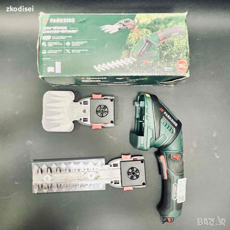Акумулаторна ножица за трева PARKSIDE - PGSA 4 B3, снимка 1