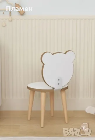 Детска маса със стол и рафт, снимка 4 - Маси - 48672311