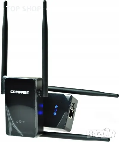 comfast cf-wr302s Оригинален 300mbps WiFi Range Extender Двойна антена Усилвател на WiFi сигнала, снимка 7 - Рутери - 49057890