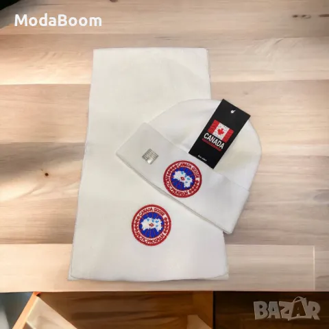 Canada Goose шапка + шал Различни цветове 