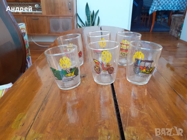 Стара стъклена чаша,чаши #3, снимка 2 - Антикварни и старинни предмети - 31748582