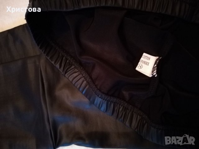 Черен еластичен клин-2 бр., L/XL, снимка 4 - Клинове - 37472978