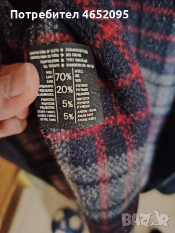 Оригинално дамко вълнено палто Gloverall с качулка, снимка 5 - Палта, манта - 54037236