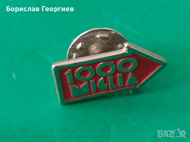 Стари автомобилни значки 1000 Miglia, снимка 4 - Колекции - 51743028