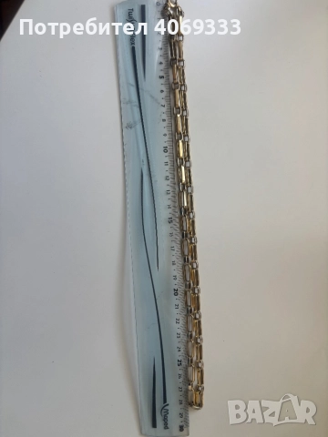 Златен ланец от 14 каратово злато 22.53гр, снимка 3 - Колиета, медальони, синджири - 51752084