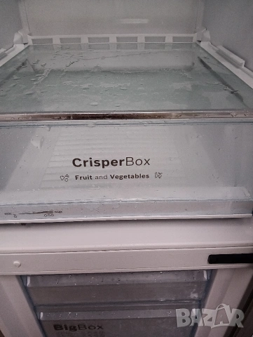 Като нов иноксов комбиниран хладилник с фризер Бош Bosch A+++ с две години гаранция!, снимка 11 - Хладилници - 53881498