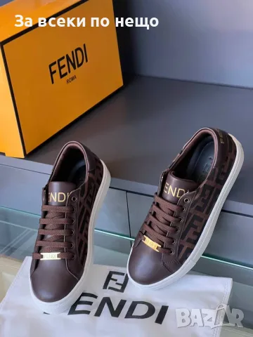 Fendi Дамски Кафеви Маратонки👟Дамски Спортни Обувки👟Кецове Фенди Код SEM-176, снимка 3 - Кецове - 55769321