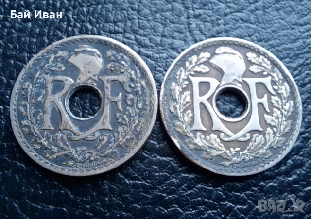 Стара монета 10 сантима 1931 г. и 1932 г. Франция - топ !, снимка 7 - Нумизматика и бонистика - 42210955