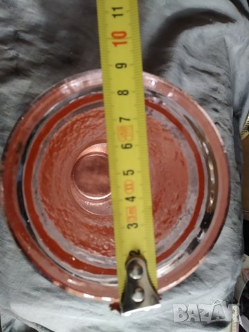 стъклена ваза арт деко, снимка 4 - Вази - 35621782