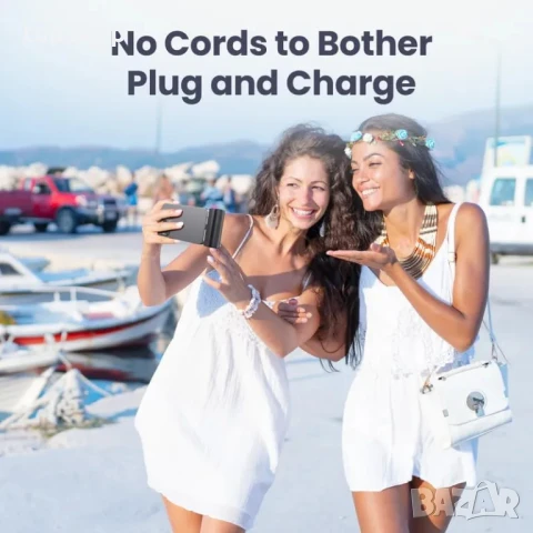 НОВА Мини Power bank 5200mAh за iPhone 20W PD 4.0 A, бързо зареждане, компактен LCD цифров дисплей, снимка 9 - Външни батерии - 50511365