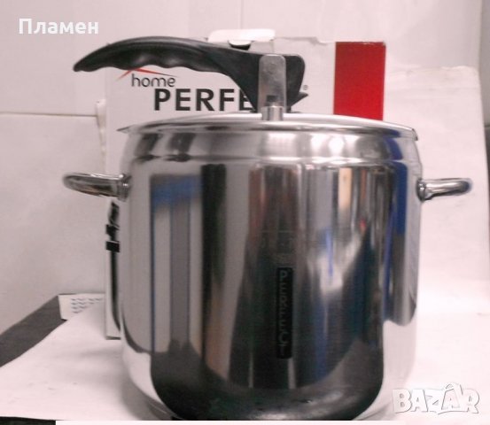 Тенджера под налягане херметическа 9 литра, двойно дъно ! 	, снимка 6 - Съдове за готвене - 35387828