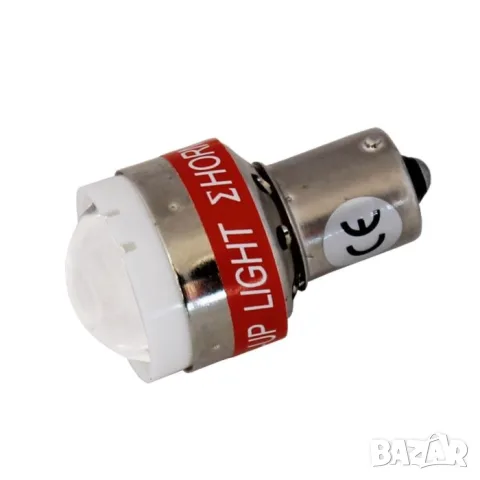 LED крушки BA15S 12V 1 брой с бяла светлина, снимка 2 - Аксесоари и консумативи - 55865145