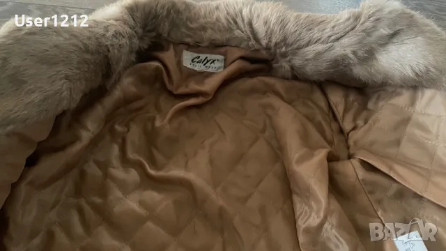 Дамско яке с яка от заек , снимка 4 - Якета - 48813626