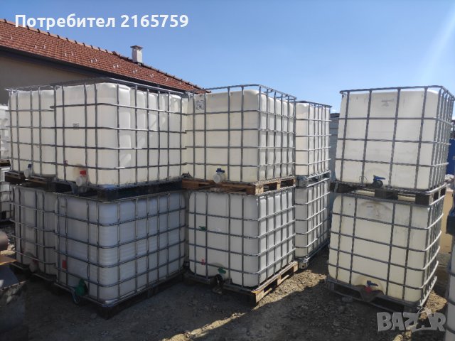 Бидони 1000 литра ,цистерни за течности,, снимка 5 - Други - 37261385