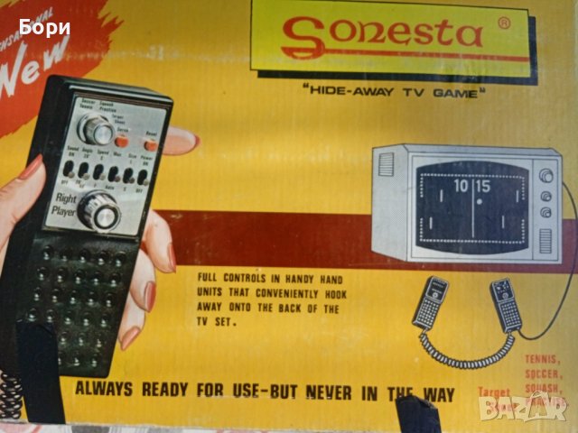 TV GAME Sonesta 1977г, снимка 4 - Други игри и конзоли - 38440571