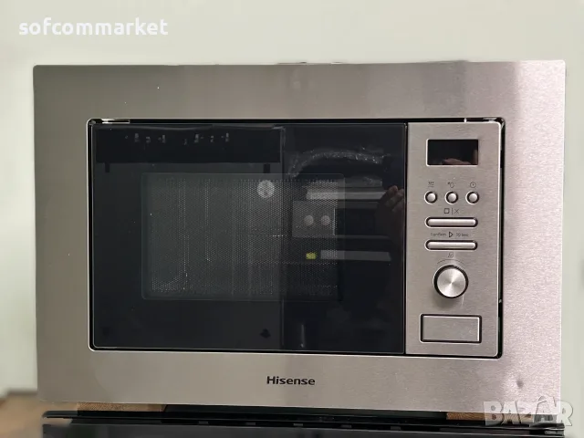Микровълнова за вграждане Hisense BIM320G41X (20л, Инокс) – С лек транспортен дефект