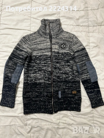 Оригинална децка вълнена жилетка G Star, снимка 2 - Детски пуловери и жилетки - 53149132