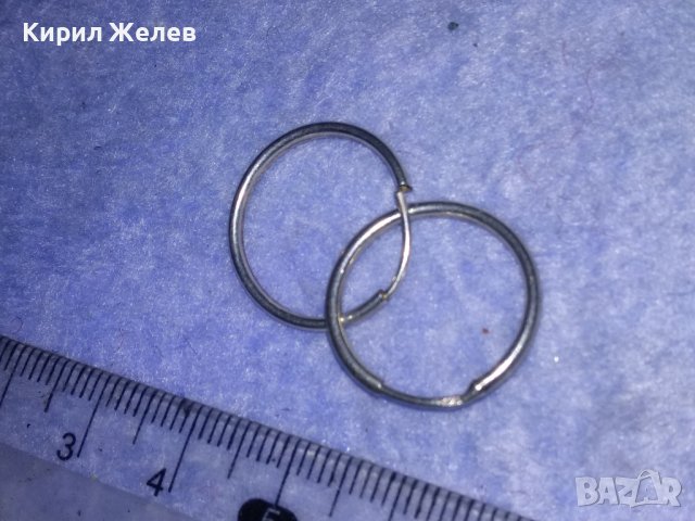 НЕЖНИ СРЕБЪРНИ КЛАСИЧЕСКИ РЕТРО АРТ ОБЕЧКИ СРЕБРО 925 Стара РЪЧНА БИЖУТЕРСКА ИЗРАБОТКА 32595, снимка 7 - Обеци - 40762738