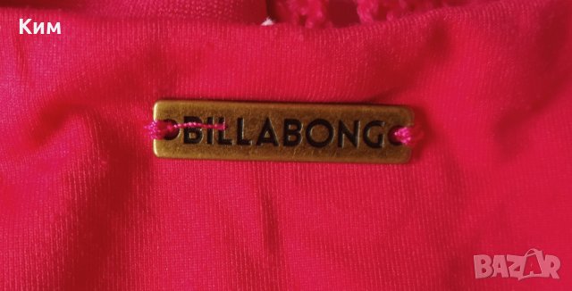 Цял бански Billabong с красива бродерия на деколтето корал, снимка 3 - Бански костюми - 29283747