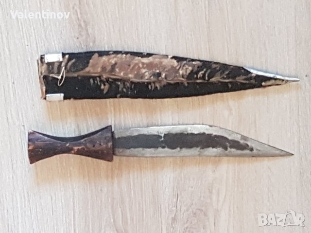 Старинен нож, снимка 2 - Антикварни и старинни предмети - 42057255