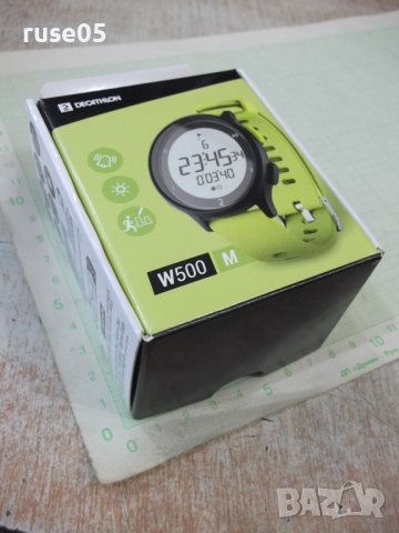 Часовник с хронометър за бягане "W500M" жълт нов, снимка 5 - Други - 38175939