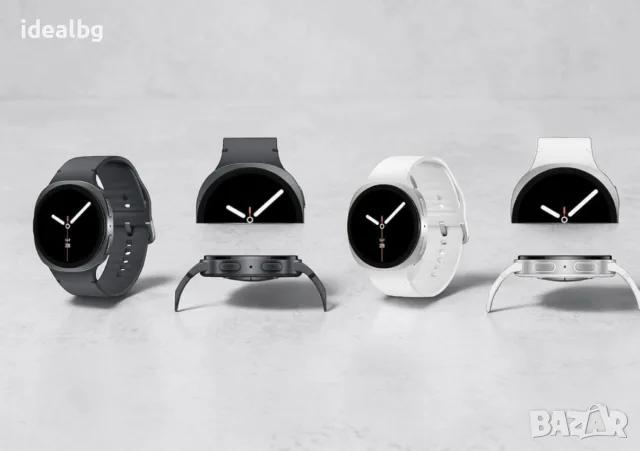 НОВ! Смарт Часовник Samsung Galaxy Watch 8 BT 44mm Graphite / Silver 2г. Гаранция!