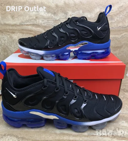 !НОВИ! Nike Air Vapormax Plus 'VM' | Black/Blue | + КУТИЯ
