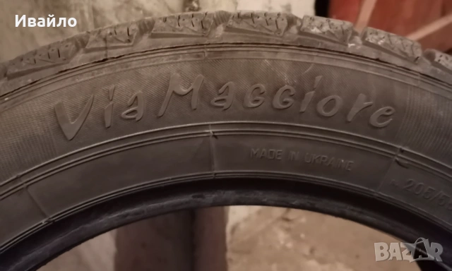 Продавам 2 броя зимни гуми 205.55.16 на 1 сезон дот 2021 , снимка 4 - Гуми и джанти - 53902455