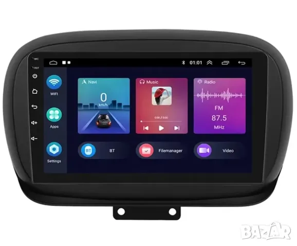 Мултимедия, Двоен дин, за FIAT 500X, Андроид, навигация, 2 Дин, плеър, Android, Фиат, 2DIN от 2014г, снимка 4 - Аксесоари и консумативи - 49943698