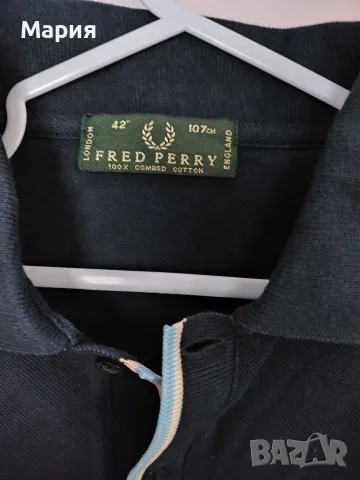 Тениска Fred Perry cropped, размер S, снимка 3 - Тениски - 55848335