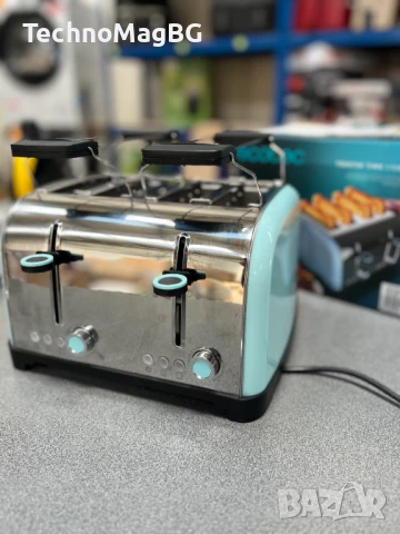 Тостер Cecotec Toastin’ Time ,1700W , 4 слота, снимка 5 - Тостери - 51198929