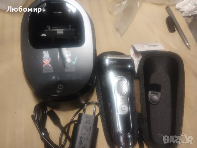 Braun Series 9 9395cc акумулаторна безжична мъжка електрическа самобръсначка Wet&Dry, снимка 3 - Електрически самобръсначки - 47771799
