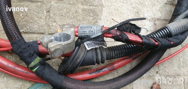 Силов плюсов кабел за акумулатора за бмв е36 6 цилиндровите мотори, снимка 3 - Части - 30538118