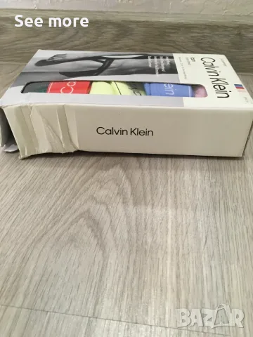 Комплект от 5 броя джокстрапи Calvin Klein Icon Cotton Stretch, снимка 3 - Бельо - 56083356