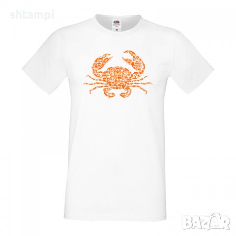 Мъжка тениска Crab,Животно Рак,Изненада,Подарък,Празник , снимка 6 - Тениски - 36813337